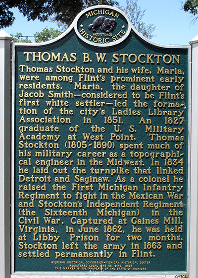 Thomas Stockton House State Historic Marker - Image ©2014 Look Around You Ventures